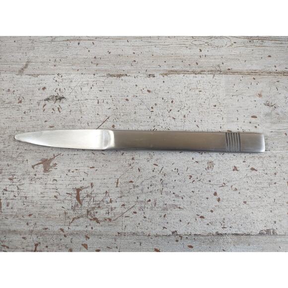 Vintage Aachen Mercedes-Benz Stainless Steel Letter Opener Magnifier Office Desk - Picture 6 of 7